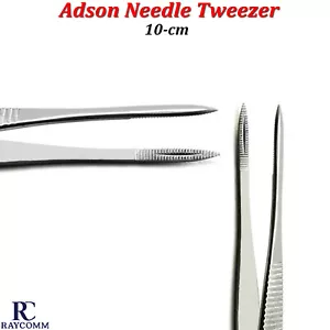 Surgical Adson Needle Holder Suturing Straight Dressing Medical Forceps Lab Tool - Picture 1 of 5