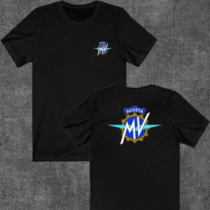 MV Agusta Motorcycle Men's Black Size S to 5XL - Picture 1 of 1