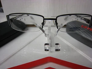 UMBRO EYEGLASSES FRAME U109 BLACK 51-18-140 DEMO WITH GENERIC BLACK CASE - Picture 1 of 3