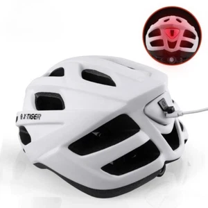 Casco de Ciclismo Hombre Mujer Luz LED Casco Carretera Bicicleta de Montaña Casco Recargable - Imagen 1 de 29