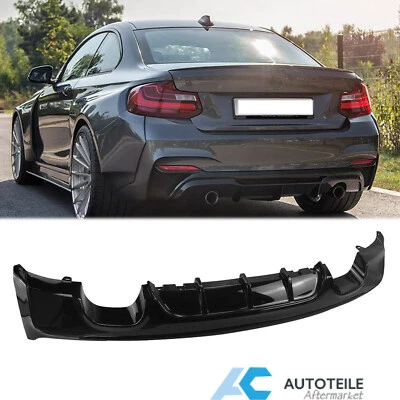 Performance Heckdiffusor Einzelrohr Links Rechts für BMW 2er F22 F23 Lackiert - Bild 1 von 4