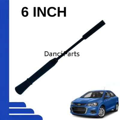 Antena de radio AM/FM negra de 6" para Chevrolet Sonic 2012-2014 Foto 1 de 3