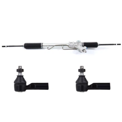Power Steering Rack Pinion Assembly+2 Outer Tie Rod For 1998-2002 Corolla Prizm - Image 1 of 4