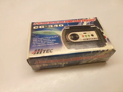New HITEC CG-340 CHARGER 4-16 CELL NICAD & NiMh PEAK CHARGER - Image 1 of 4