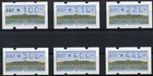 Bund ATM 2.1.2 VS 3 postfrisch Automatenmarken BRD alle 6 SANSSOUCI DBP fett