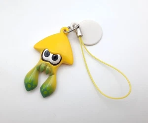 Splatoon Calamar Inkling Amarillo Llavero Figura Juguete Dije Japón 2" - Imagen 1 de 1