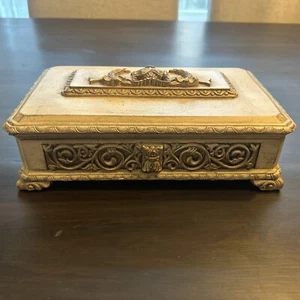 Murobello Filigree Desk/ Jewelry Box 3072STG - Picture 1 of 7