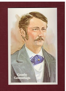 #19 CANDY CUMMINGS, Pioneer Pitcher ~ Perez-Steele HOF Art Postcard ERROR CARD!