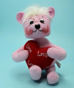 Annalee Retired 6" pink BEAR  Valentine's Day 2012 - Picture 1 of 4