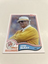 1982 Topps Football John McKay Custom Card Tampa Bay Buccaneers B1-20