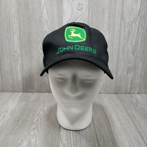 John Deere Mountain Dew Strapback Original Promotional Hat Cap Black MTN DEW - Picture 1 of 8