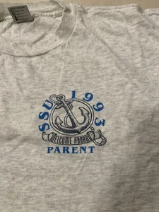 Vintage Sonoma State University Parent 1993 Men T-Shirt XL Logo Graphic Oneita - Picture 1 of 9