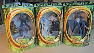 Lord Of The Rings Toy Biz Action Figures Lot Of 3 -Orc Overseer/Gandalf/Saruman- - Picture 1 of 6