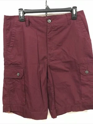 Pantalones Cortos Arizona Jeans Co. Para Hombre Calce Clásico Talla 32W Vino (TW-3494) Foto 1 de 4