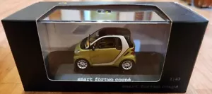 1/43 Smart Fortwo Cabriolet Model Car Green/Silver - Picture 1 of 1