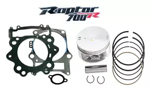 Raptor Rhino 700 Stock Piston Rings Top End Head Gasket Yamaha Upper Rebuild Kit - Picture 1 of 2