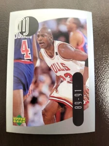 1998 Oberdeck Michael Jordan MJ Mini Aufkleber Sammlung Karte #31 - Bild 1 von 2