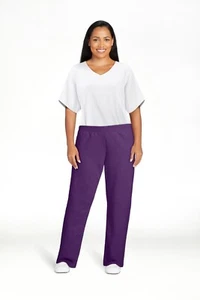 Hanes ComfortSoft EcoSmart Women's Open Bottom Leg Fleece Sweatpants, Medium - Picture 1 of 7