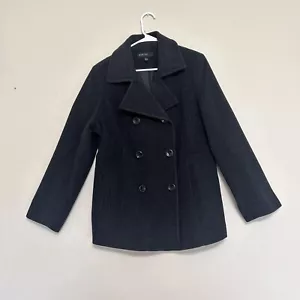 Jason Kole Jacke Damen Größe L schwarz Wollmischung zweireihig warm Mantel " - Bild 1 von 13