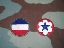 Lotto Toppe Patches Us Army WW2 Seconda Guerra SETAF Vintage