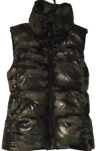 S13 Down Vest Green Camo SNOWCAT  Teen Size: 12 - Picture 1 of 5
