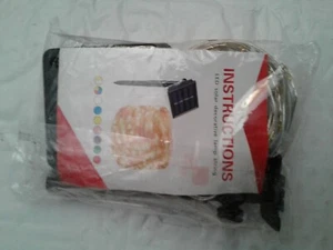 Xmas Garden Party Decor Outdoor Solar String Lights LED Waterproof Copper Wire - Picture 1 of 4