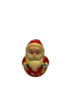 Roly Poly Santa Claus Wobble Juguete Avon Kiddie Productos De Colección Vacaciones de Navidad Foto 1 de 4