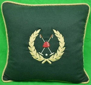 X'd Polo Schlägel mit Helm jägergrün Flanellkissen neu/alt um 1990 Lagerbestand! - Bild 1 von 4