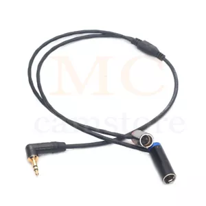 3.5mm TRS to TA3M XLR 3pin fr RODE Dual Channel wireless output to Canon EOS C70 - Picture 1 of 3