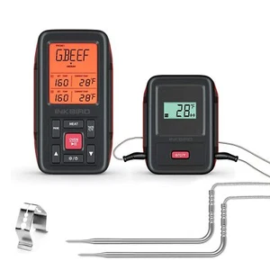 Termómetro de barbacoa cocina 500 ft inalámbrico luz de fondo digital de temperatura - Imagen 1 de 8