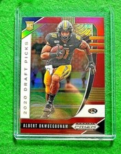 ALBERT OKWUEGBUNAM RED PRIZM ROOKIE CARD JERSEY #81 BRONCOS RC 2020 Prizm DP RC 