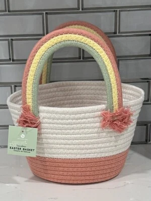 Rope  Basket / Easter/ Organization / Decoration Perfect For Kids Room - Image 1 of 4