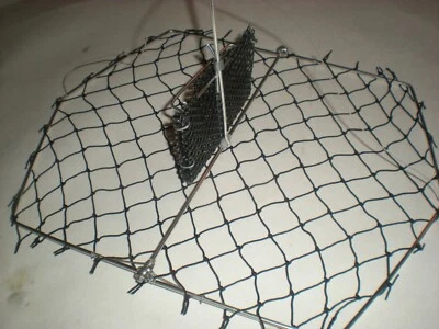 CRAB TRAP Sporty"s MIGHTY MINI 15X12 weighs 2 oz. .One + 1/2 NET. *FREE SHIPPING
