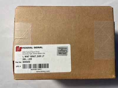 Federal Signal Lightbar Cubierta Kit de Montaje en Techo 320320 L Soporte de Montaje Foto 1 de 4