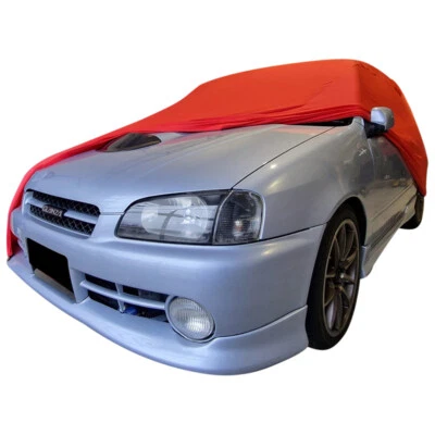 Indoor car cover fits Toyota Starlet bespoke Maranello Red cover Without mirr... Foto 1 de 4