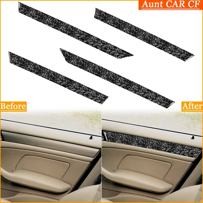 Panel de puerta interior de fibra de carbono forjado para BMW Serie 3 M3 E46 1997-2006 Foto 1 de 4