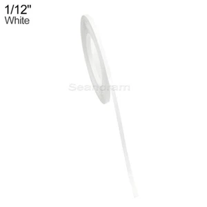 1/12" 2mm White DIY Home Shop Pinstriping Pin Stripe Line Decal Vinyl Sticker - Picture 1 of 5