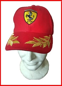 mütze mütze stall ferrari rot lorbeer gold neu Madital - Bild 1 von 2