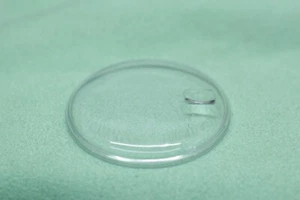 Omega 32.8mm Alternative Date Vetro Crystal Glass Uhrenglas Verre With LOGO - Imagen 1 de 2