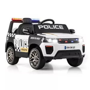12V Kids Ride on Police Car with Remote and Siren Flashing Lights - Picture 1 of 8