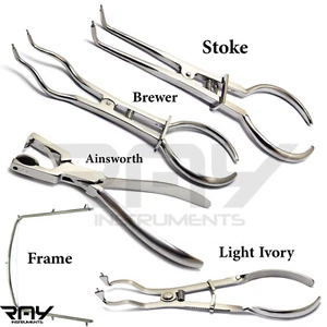 Range Clamp Frame Punch Endodontic Forceps Dental Rubber Dam Instruments Lab New - Picture 1 of 7