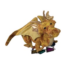 TOPAZ the Plush GOLDEN DRAGON Stuffed Animal - by Douglas Cuddle Toys - #728