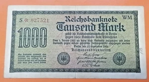 REICHSBANKNOTE TAUSEND MARK 1000 MARK 15/09/1922 - Imagen 1 de 2