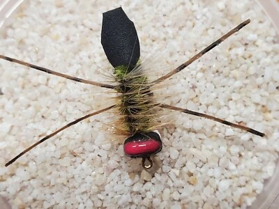 Moscas de pesca Micro Gurgler Panfish (negras) Foto 1 de 4