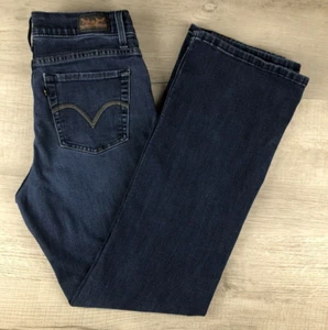 Levi’s Perfectly Slimming 512 Bootcut Jeans Blue Denim Pants Womens 10 M (28X30) - Picture 1 of 24