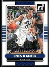 Enes Kanter 2014-15 Panini Donruss Blue Press Proof /99 #89 Utah Jazz