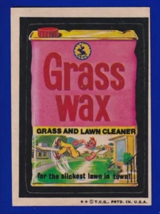 GRASS WAX 1973 TOPPS WACKY PACKAGES series 4 EXMINT - Picture 1 of 2