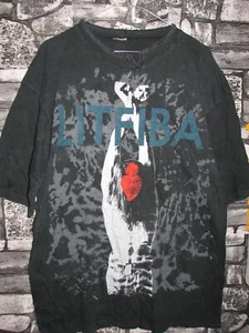 Vintage LItfiba rock cotton jersey shirt trikot maillot '80s - Imagen 1 de 2
