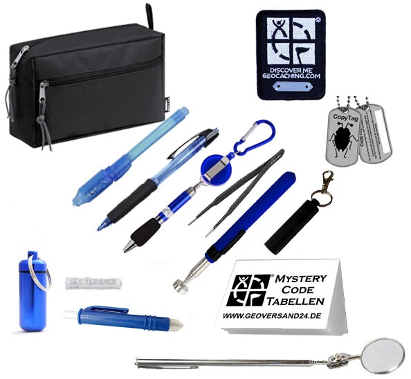 Geocaching Principiante Set Starter Principiante UV Equipo Regalo Travelbug Coche - Imagen 1 de 1