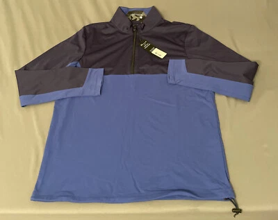 Greyson Golf Jacket Pullover Comanche 1/2 Zip Water Proof Small Blue MSRP $225 - Image 1 of 4